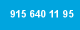 915 640 11 95 915 640 11 95